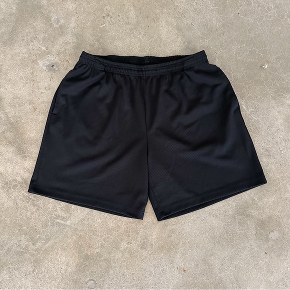 Men's Los Angeles Apparel Black Athletic Shorts - Picture 1 of 2